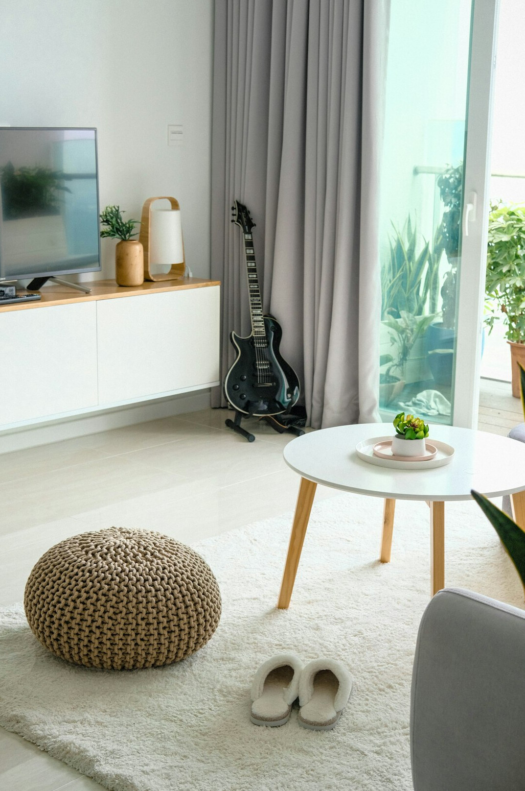 cozy organized living room